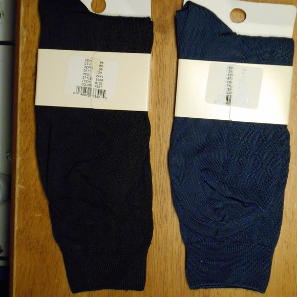 Vintage Rare Rayon 2 Pairs Soft Silky Dressy Socks